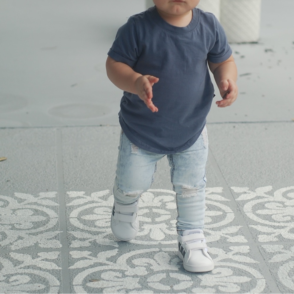 Lenox James Light Wash Denim Distressed Jeans